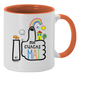 "CUACAS MAI" Taza color interior