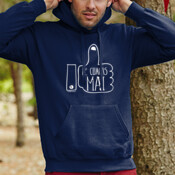 "CUACAS MAI" Asudadera UNISEX con capaz