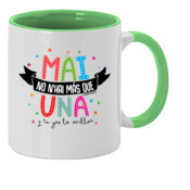 "UNA MAI" Taza color interior
