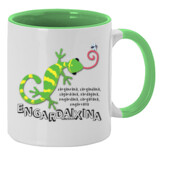 "ENGARDAIXINA" Taza color interior
