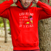 "CHELAU" Asudadera UNISEX adulto con capuza