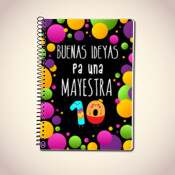 "MAYESTRA BUENAS IDEYAS" Libreta A5 (tamién medidas A6 y A4)