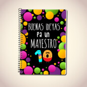 "MAYESTRO BUENAS IDEYAS" Libreta A5 (tamién medidas A6 y A4)