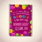 "MAYESTRA GOOGLE PERSONALIZABLE" Libreta A5 (tamién medidas A6 y A4)
