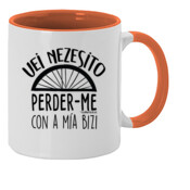 "PERDER-ME CON A MÍA BIZI" Taza color interior