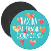 "TRENCAR fem" Imán nevera rondo 59mm
