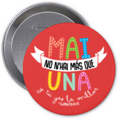 "UNA MAI" Chapa con agulla