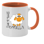 "UELLA - OVELLA" Taza color interior