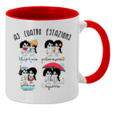 "4 ESTAZIONS" Taza color interior