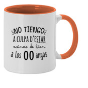 "CULPA" Taza PERSONALIZADA color interior