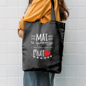 "TE QUEREMOS Mai" Bolsa TOTE cotó