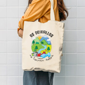 "DEIXALLOS" Bolsa TOTE cotó