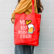 "BIERA D'ARAGÓN" Bolsa TOTE cotó