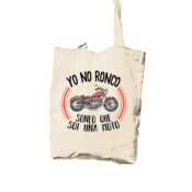 "MOTO" bolsa TOTE cotó
