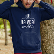 "UEI ME MINCHARÉ LA VIDA A MOSSEZ" Asudadera UNISEX con capuza