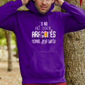 "NOMÉS TENIÉ SUERTE" Asudadera UNISEX con capuza