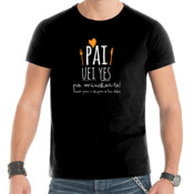 "PAI, UEI YES PA MINCHAR-TE" Chambreta Ombre m/curta
