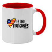 "ESTAU ARAGONÉS" Taza color interior