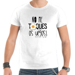 "NO ME TOQUES OS UEGOS" Chambreta Ombre m/curta