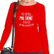 "YO SINSE MAL CHENIO PERDERÍA LO MÍO ATRACTIVO" Chambreta Muller m/larga