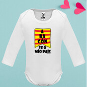 "ARAGÓN YE O MÍO PAÍS"  Body bebé M/larga