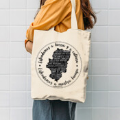 "ESFENDAMOS A TIERRA Y A CULTURA" bolsa TOTE cotó