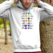 "COLORIAU" Asudadera UNISEX con capuza