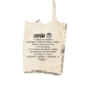 "LASPUÑA BOLSA" bolsa Tote cotón