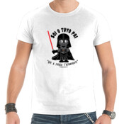 "STAR WARS pai" Chambreta Ombre m/corta