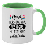"DESFRUTA" Taza color