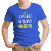 "CLAMA PAI" Chambreta Nin@ns m/curta
