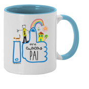 "CUACAS PAI" Taza color interior