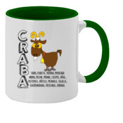 "CRABA" Taza color interior