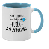 "ZEBOLLINO" Taza color interior