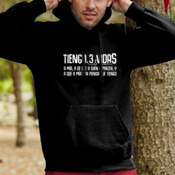 "3VIDAS" Asudadera UNISEX adulto con capuza