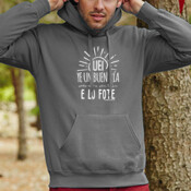 "VERÁS COMO VIEN BELÚN E LO FOTE" Asudadera UNISEX adulto con capuza