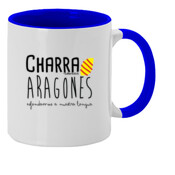 "CHARRA ARAGONES" Taza color interior