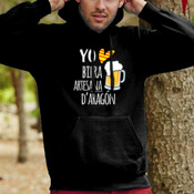 "BIERA D'ARAGÓN" Asudadera UNISEX con capuza